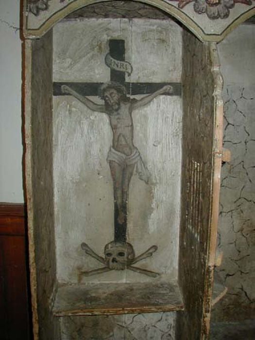 confessionnal, détail - © Ministère de la Culture (France), Centre de conservation et de restauration du patrimoine des Pyrénées-Orientales – Tous droits réservés