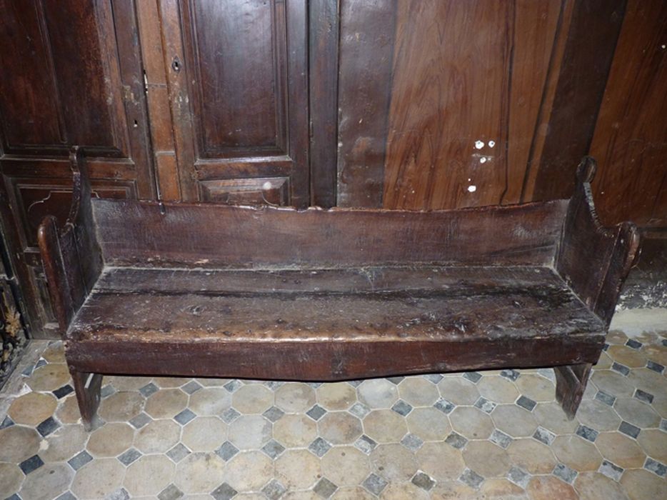 banc d'église - © Ministère de la Culture (France), Centre de conservation et de restauration du patrimoine des Pyrénées-Orientales – Tous droits réservés