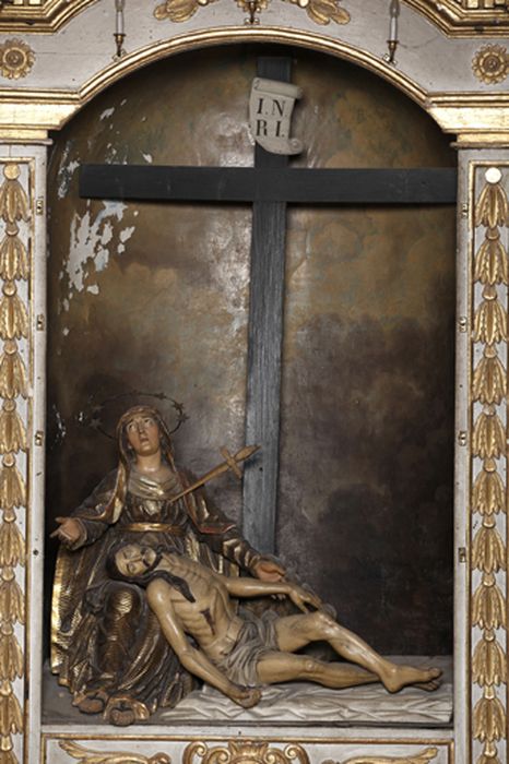 statue : Vierge de Pitié - © Ministère de la Culture (France), Centre de conservation et de restauration du patrimoine des Pyrénées-Orientales – Tous droits réservés