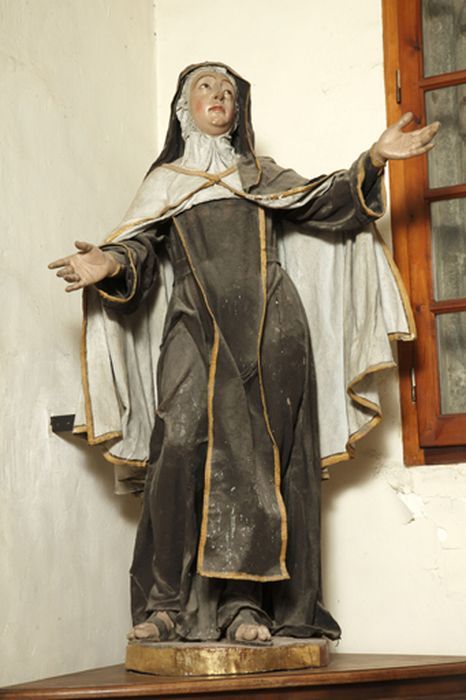 statue : Sainte Thérèse d'Avila - © Ministère de la Culture (France), Centre de conservation et de restauration du patrimoine des Pyrénées-Orientales – Tous droits réservés