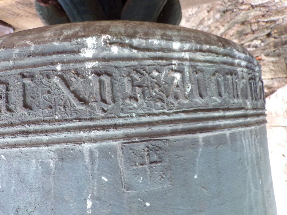 cloche n°1, détail de l’inscription