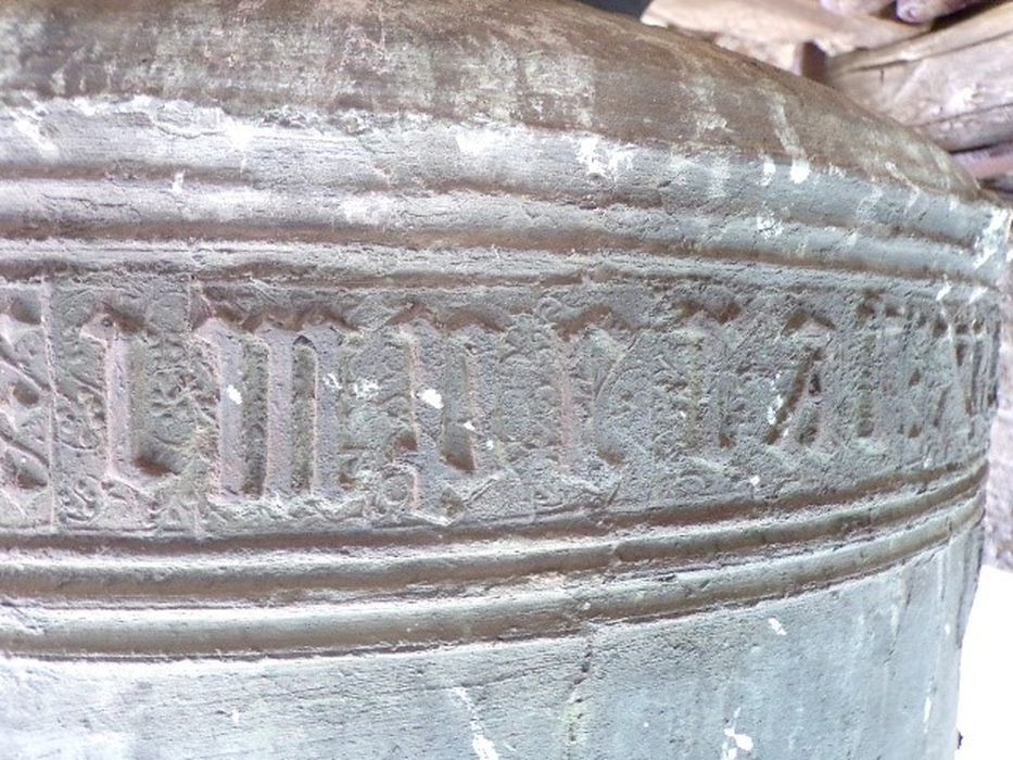 cloche n°1, détail de l’inscription