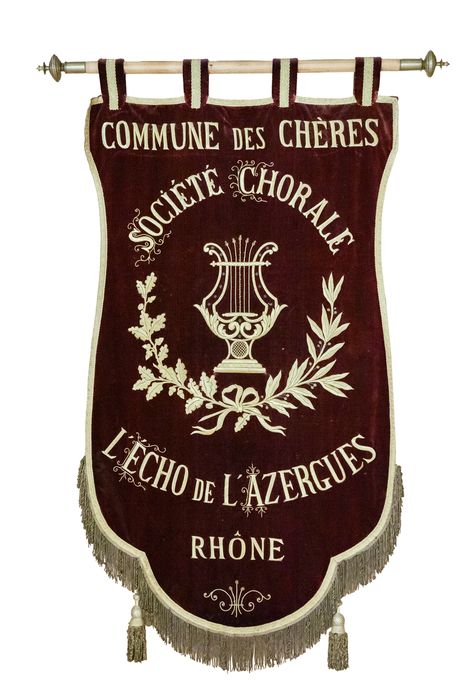 bannière de la chorale - © Ministère de la Culture (France), Conservation des antiquités et des objets d’art du Rhône – Tous droits réservés