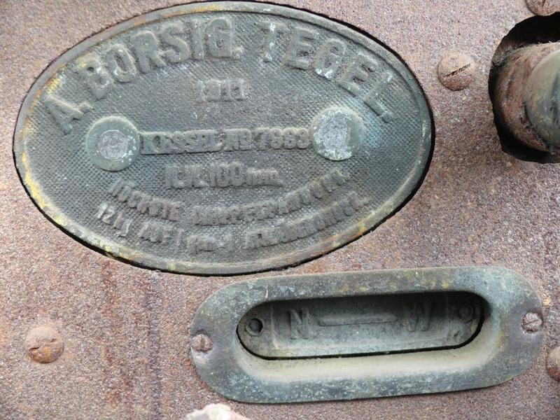 locomotive, détail
