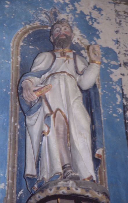 statue : Saint Paul - ©  Ministère de la Culture (France), Conservation des antiquités et des objets d’art de la Sarthe - Tous droits réservés