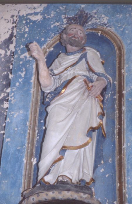 statues : Saint Pierre - ©  Ministère de la Culture (France), Conservation des antiquités et des objets d’art de la Sarthe - Tous droits réservés