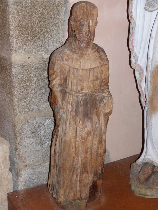 statue : Saint moine n°2 - ©  Ministère de la Culture (France), Conservation des antiquités et des objets d’art de la Sarthe - Tous droits réservés