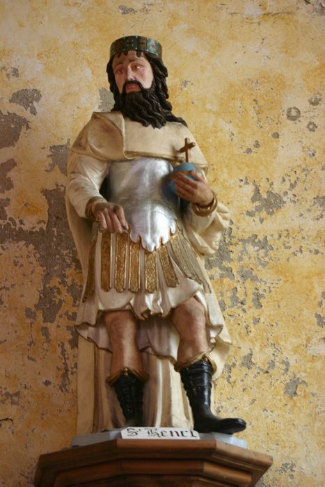 statue : Saint Henri - © Ministère de la Culture (France), Conservation des antiquités et des objets d’art de la Sarthe - Tous droits réservés