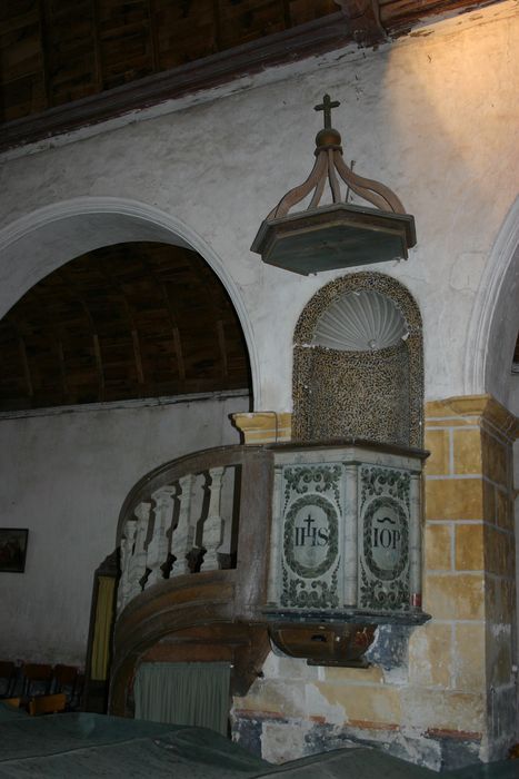 chaire à prêcher - © Ministère de la Culture (France), Conservation des antiquités et des objets d’art de la Sarthe - Tous droits réservés