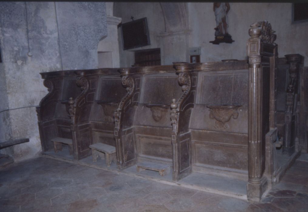 stalles - © Ministère de la Culture (France), Conservation des antiquités et des objets d’art de la Sarthe - Tous droits réservés
