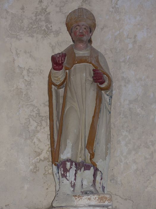 statue : Saint René - ©  Ministère de la Culture (France), Conservation des antiquités et des objets d’art de la Sarthe - Tous droits réservés