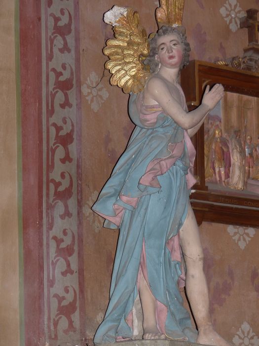 statue : Ange - © Ministère de la Culture (France), Conservation des antiquités et des objets d’art de la Sarthe - Tous droits réservés