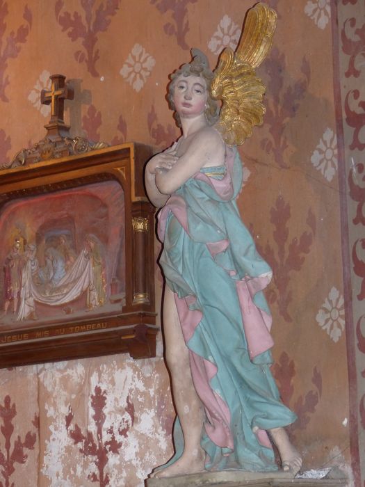statue : Ange - ©  Ministère de la Culture (France), Conservation des antiquités et des objets d’art de la Sarthe - Tous droits réservés