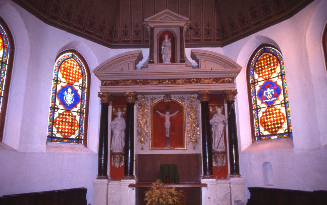 retable du maître-autel - © Ministère de la Culture (France), Conservation des antiquités et des objets d’art de la Sarthe - Tous droits réservés