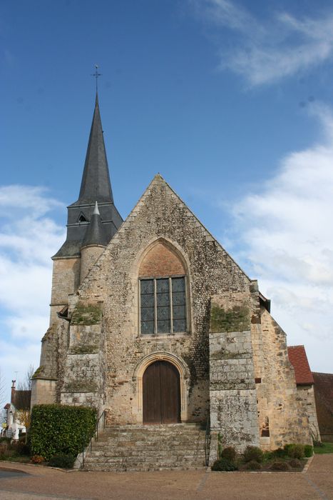 Eglise Saint-Denis : Façade occidentale, vue générale