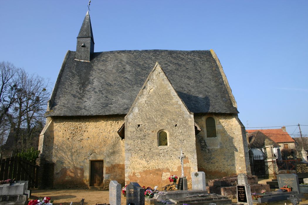 chapelle Notre-Dame-Pitié-Dieu : Façade latérale sud, vue générale