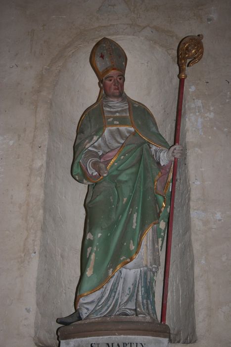 statue : Saint Martin - © Ministère de la Culture (France), Conservation des antiquités et des objets d’art de la Sarthe - Tous droits réservés