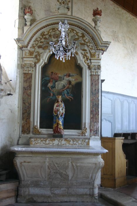 retable latéral nord - © Ministère de la Culture (France), Conservation des antiquités et des objets d’art de la Sarthe - Tous droits réservés