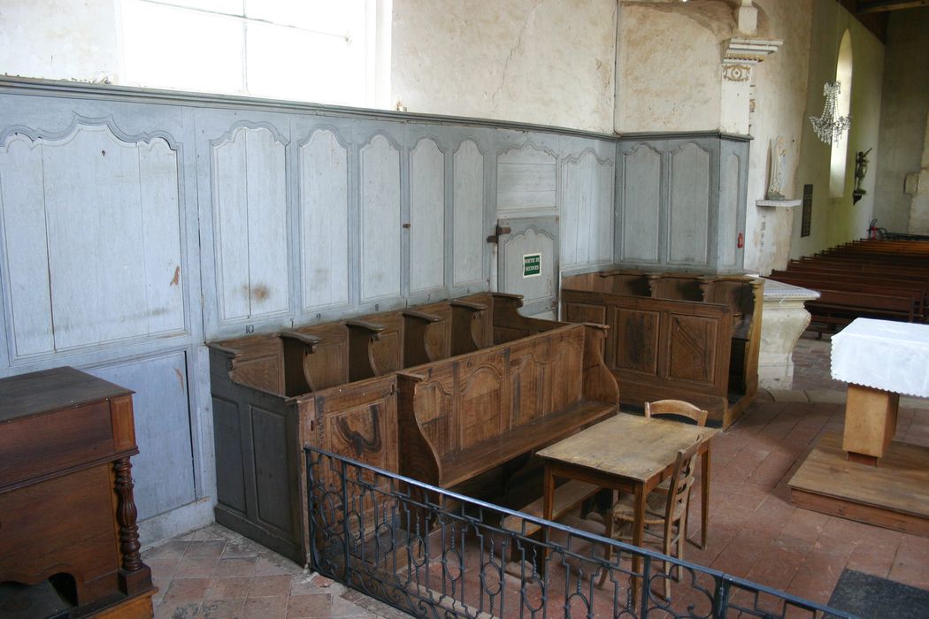 stalles - © Ministère de la Culture (France), Conservation des antiquités et des objets d’art de la Sarthe - Tous droits réservés