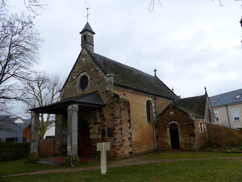 Chapelle Notre-Dame-des-Vertus : Ensemble sud-ouest, vue générale