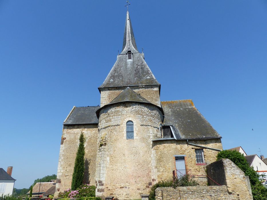 Eglise Saint-Martin : Chevet, vue générale