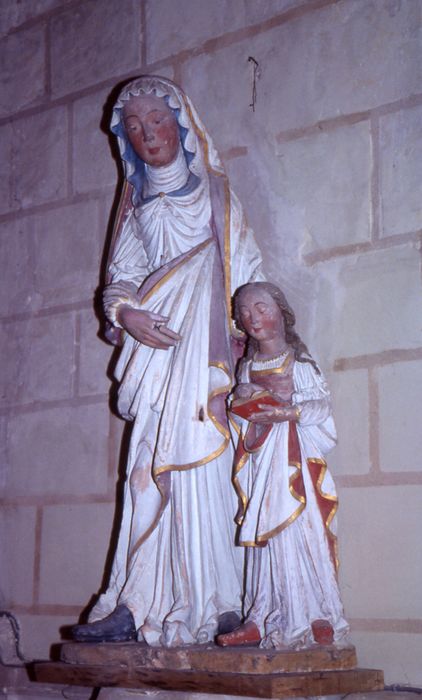 groupe sculpté : Education de la Vierge (l')