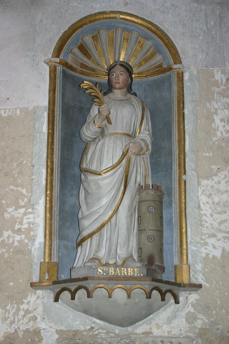 statue : Sainte Barbe