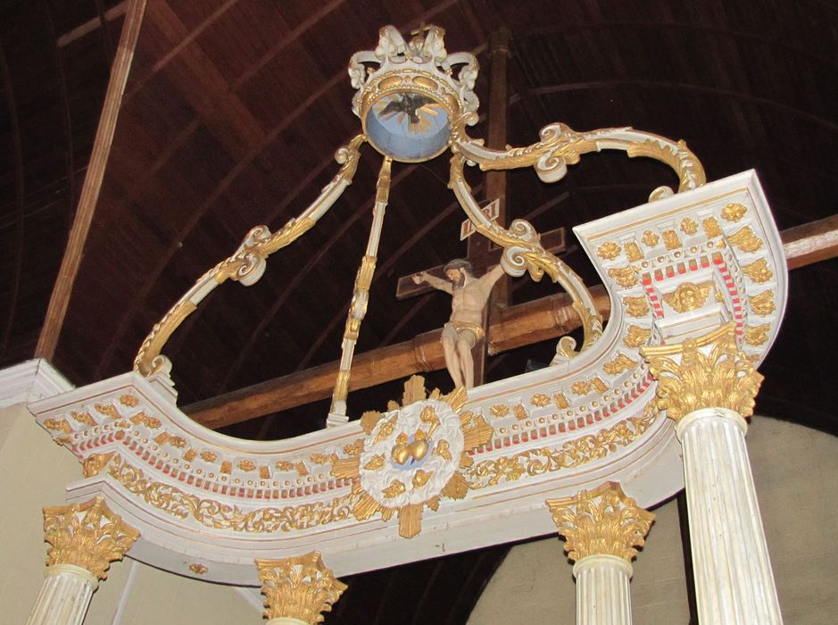 ciborium (baldaquin), vue partielle