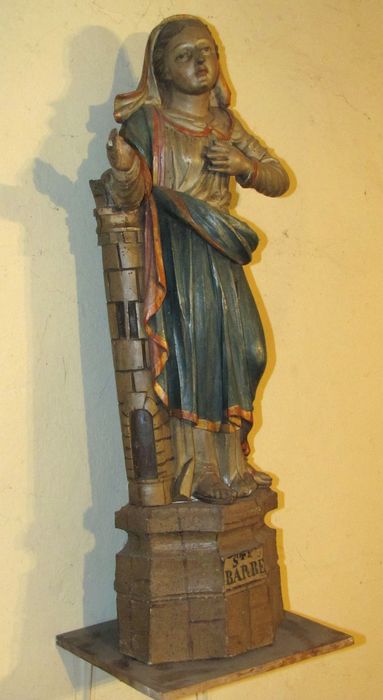 statue (statuette) : Sainte Barbe