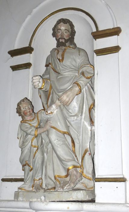 Statue : Saint Joseph et l’Enfant