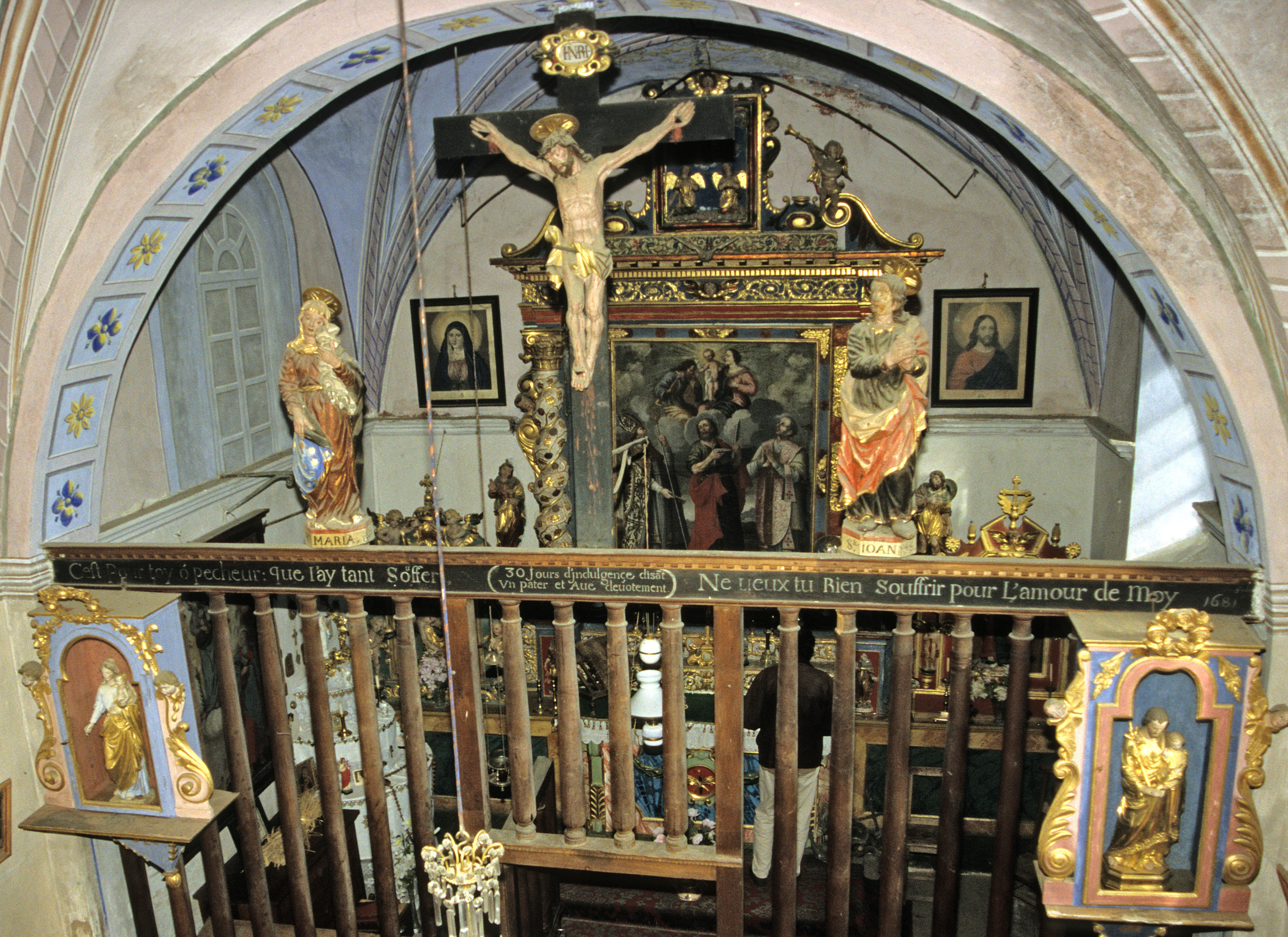poutre de gloire - © Ministère de la Culture (France), Conservation des antiquités et des objets d’art de la Savoie - Tous droits réservés