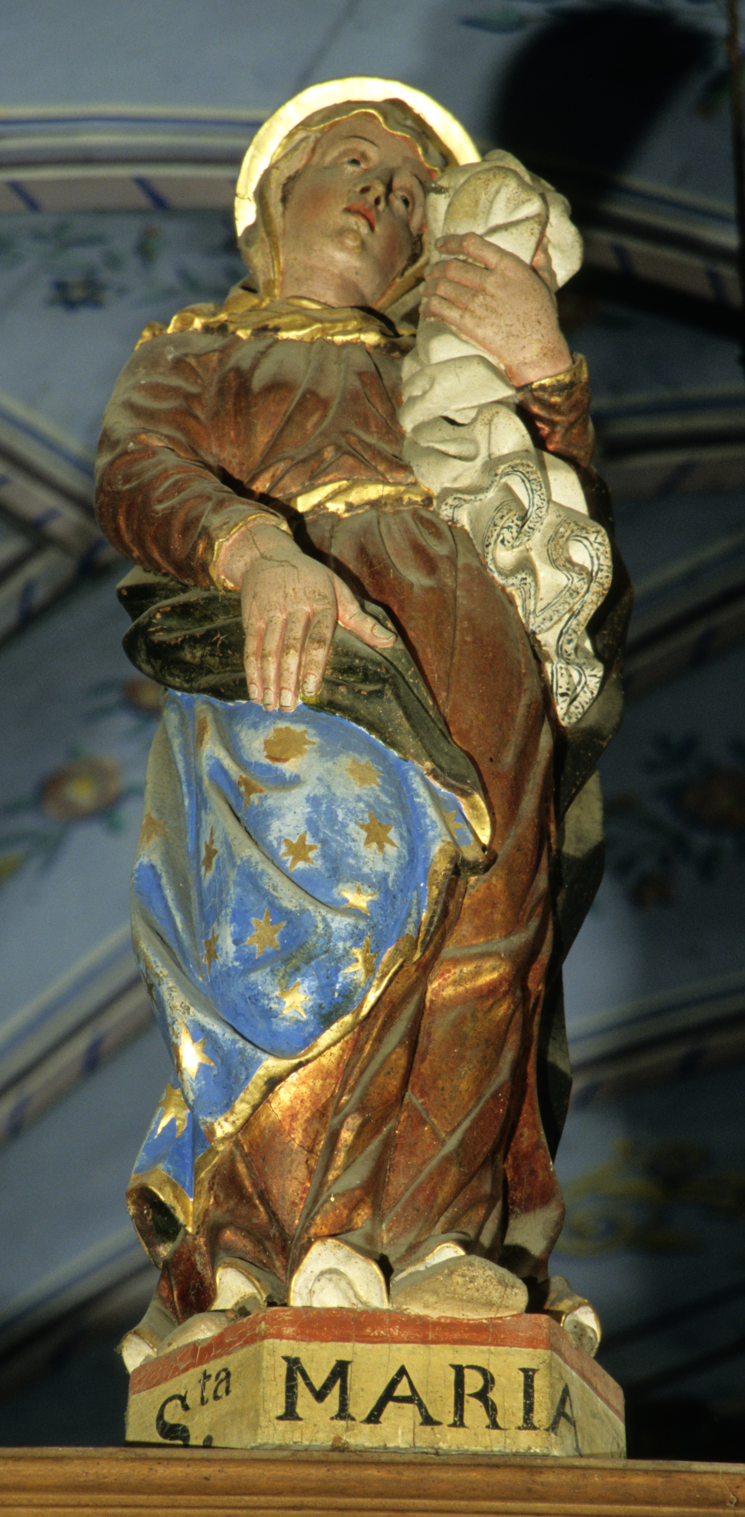 poutre de gloire, Vierge - ©  Ministère de la Culture (France), Conservation des antiquités et des objets d’art de la Savoie - Tous droits réservés