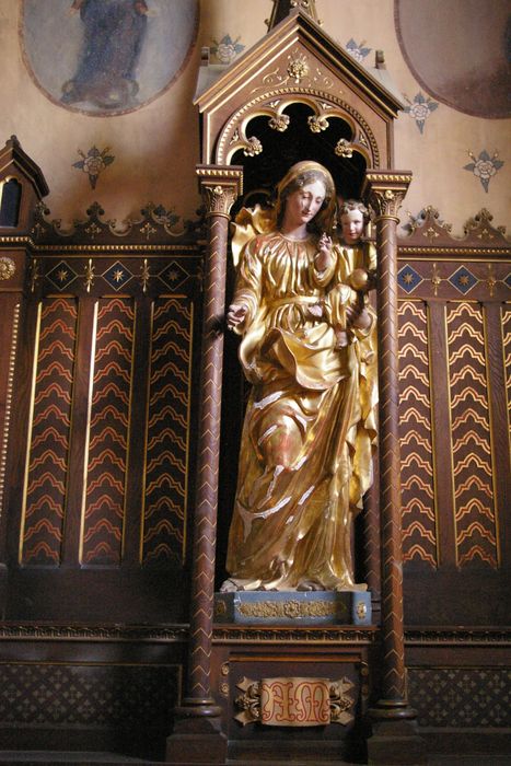 statue : Vierge à l’Enfant - © Ministère de la Culture (France), Conservation des antiquités et des objets d’art de Haute-Savoie – Tous droits réservés