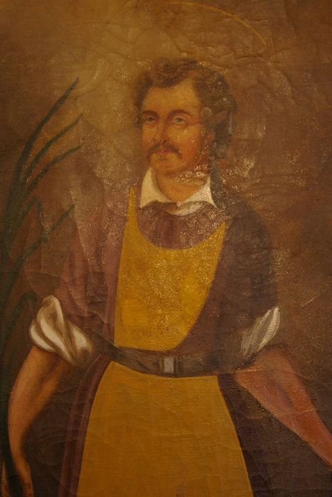 tableau : Saint Crépin, vue partielle