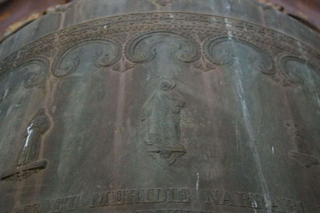 cloche (bourdon), détail - © Ministère de la Culture (France), Conservation des antiquités et des objets d’art de Haute-Savoie – Tous droits réservés 