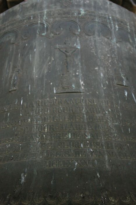 cloche (bourdon), détail de l’inscription