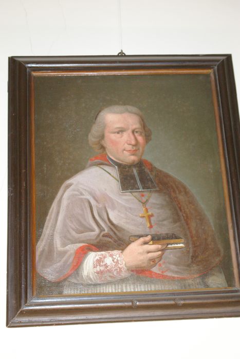 Deux tableaux : Portraits de monseigneur Biord