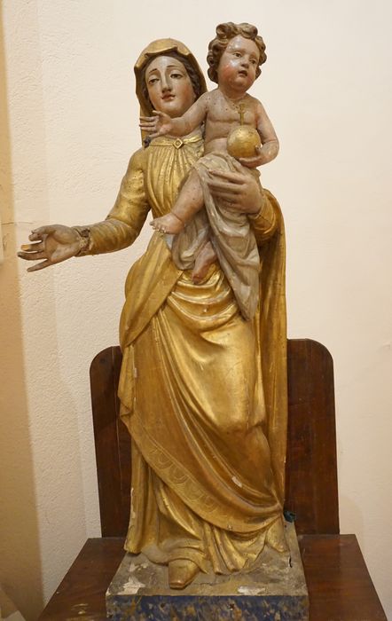 statue : Vierge à l'Enfant - © Ministère de la Culture (France), Conservation des antiquités et des objets d’art de Haute-Savoie – Tous droits réservés 