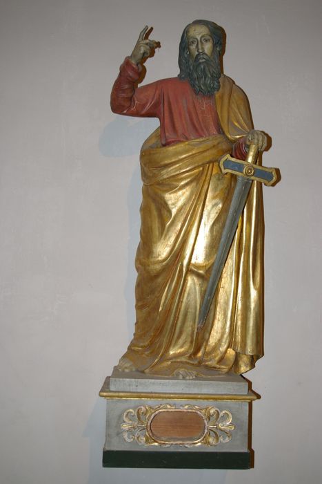 statue : Saint Paul - © Ministère de la Culture (France), Conservation des antiquités et des objets d’art de Haute-Savoie – Tous droits réservés 