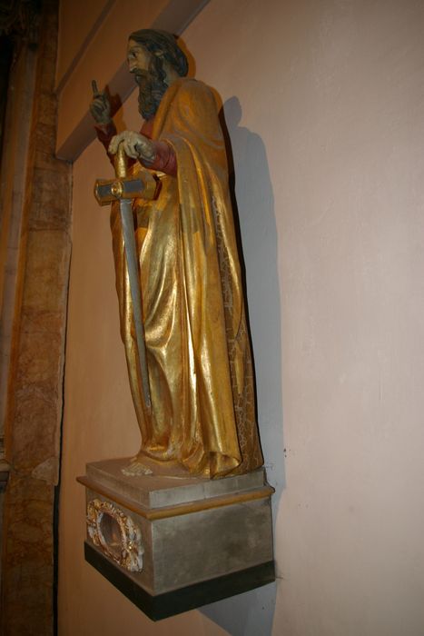 statue : Saint Paul - © Ministère de la Culture (France), Conservation des antiquités et des objets d’art de Haute-Savoie – Tous droits réservés 
