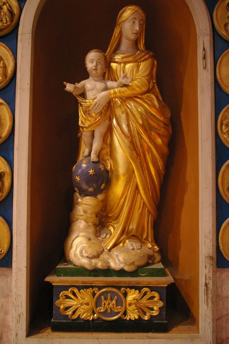 statue : Vierge à l’Enfant - © Ministère de la Culture (France), Conservation des antiquités et des objets d’art de Haute-Savoie – Tous droits réservés 