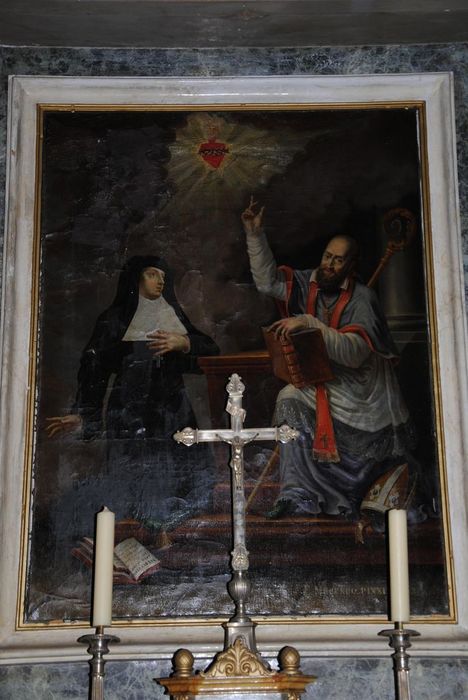 tableau : Saint François de Sales et sainte Jeanne de Chantal