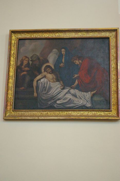 tableau (chemin de croix), détail d’une station - © Ministère de la Culture (France), Conservation des antiquités et des objets d’art de Haute-Savoie – Tous droits réservés