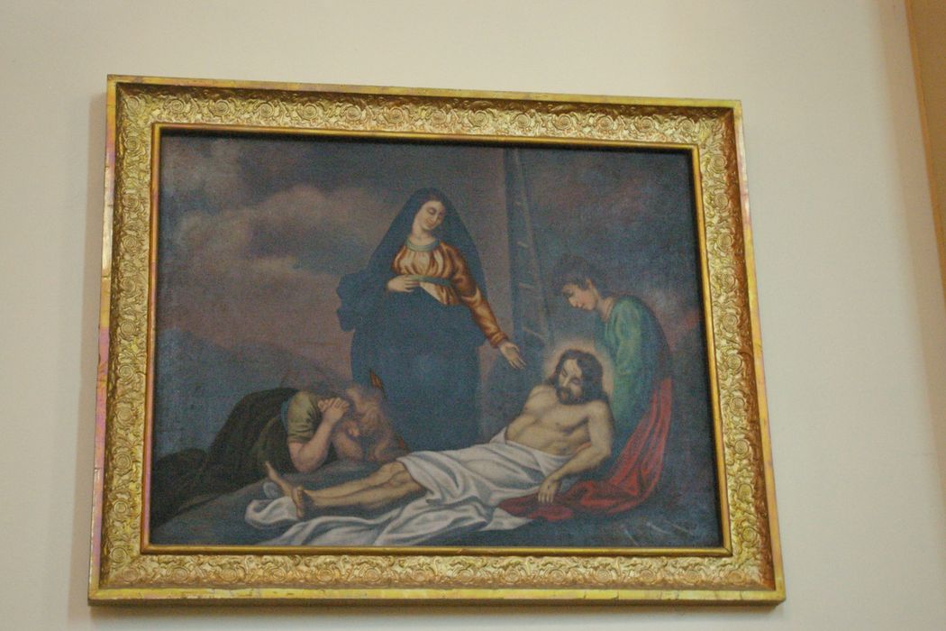 tableau (chemin de croix), détail d’une station - © Ministère de la Culture (France), Conservation des antiquités et des objets d’art de Haute-Savoie – Tous droits réservés 