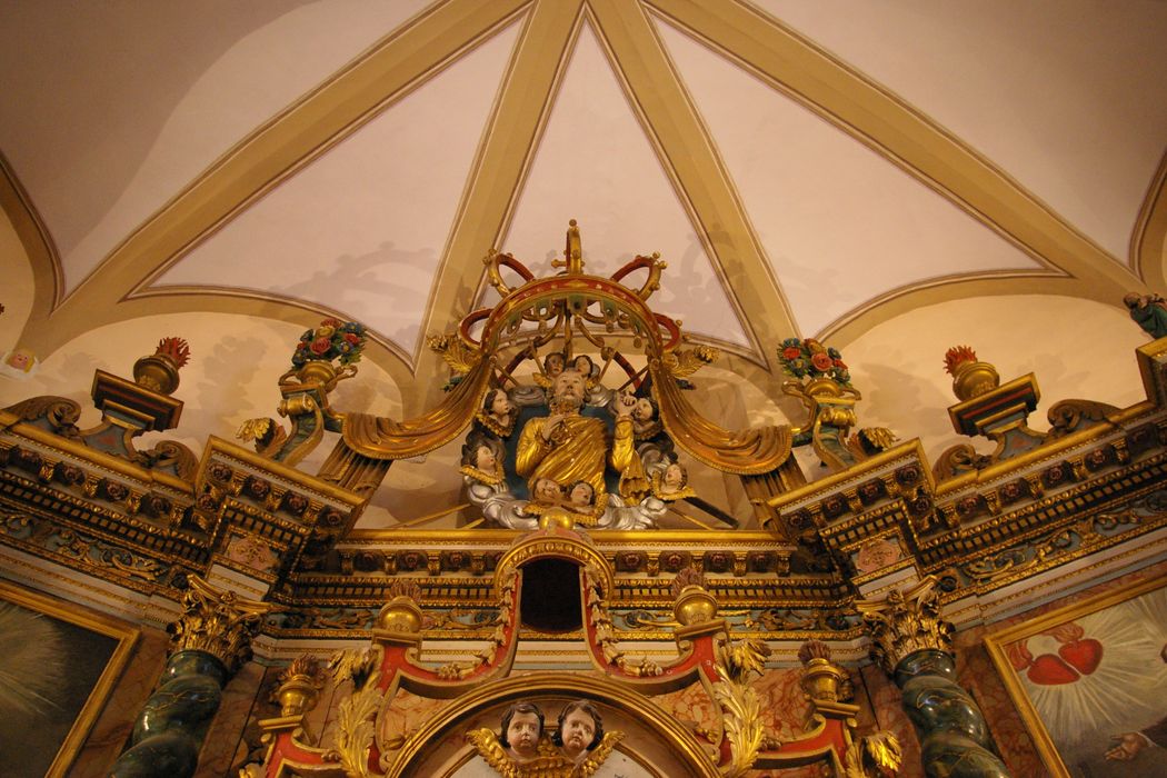 retable du maître-autel, vue partielle