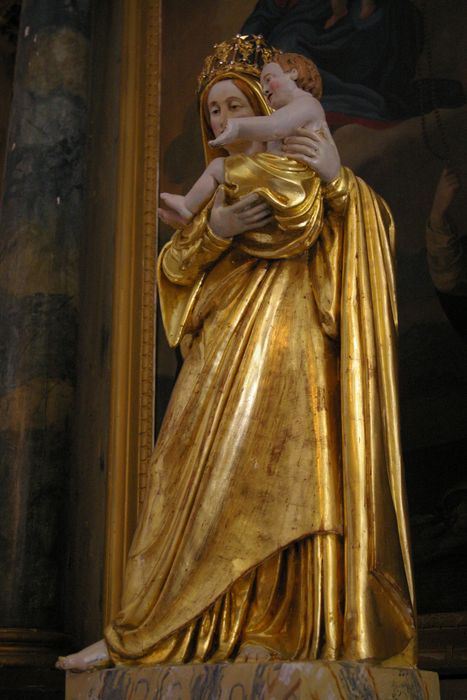 statue : Vierge à l’Enfant - © Ministère de la Culture (France), Conservation des antiquités et des objets d’art de Haute-Savoie – Tous droits réservés 