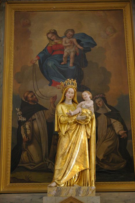 statue : Vierge à l’Enfant - © Ministère de la Culture (France), Conservation des antiquités et des objets d’art de Haute-Savoie – Tous droits réservés