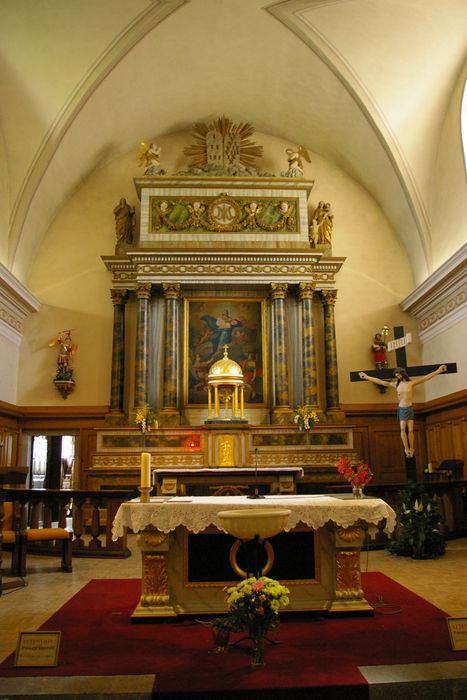 retable du maître-autel, tableau : Assomption (l’) - © Ministère de la Culture (France), Conservation des antiquités et des objets d’art de Haute-Savoie – Tous droits réservés