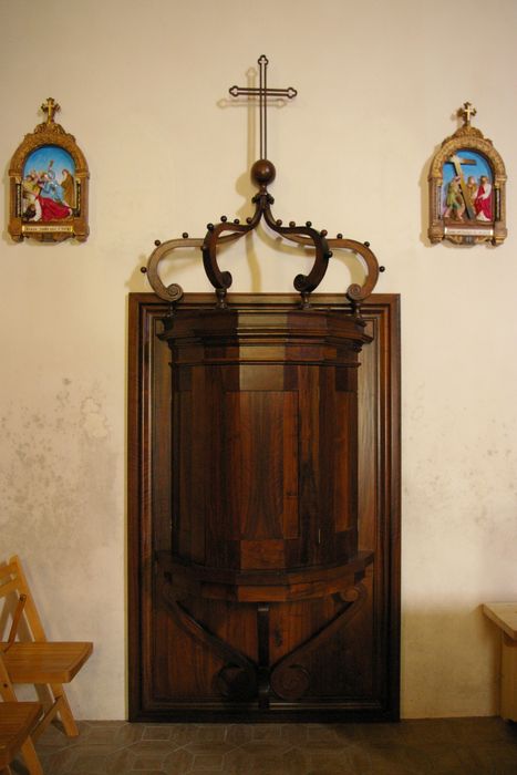fonts baptismaux et leur couvercle - © Ministère de la Culture (France), Conservation des antiquités et des objets d’art de Haute-Savoie – Tous droits réservés