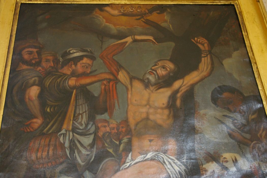 tableau : Martyre de saint Barthélémy, vue partielle